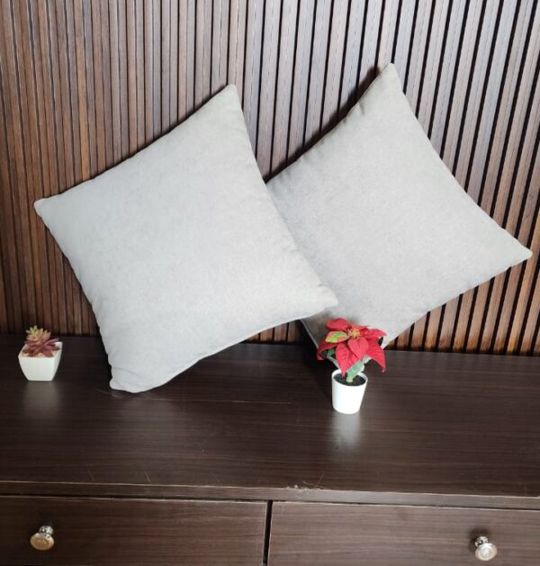 Cushions made with Open Fibre Polyester White