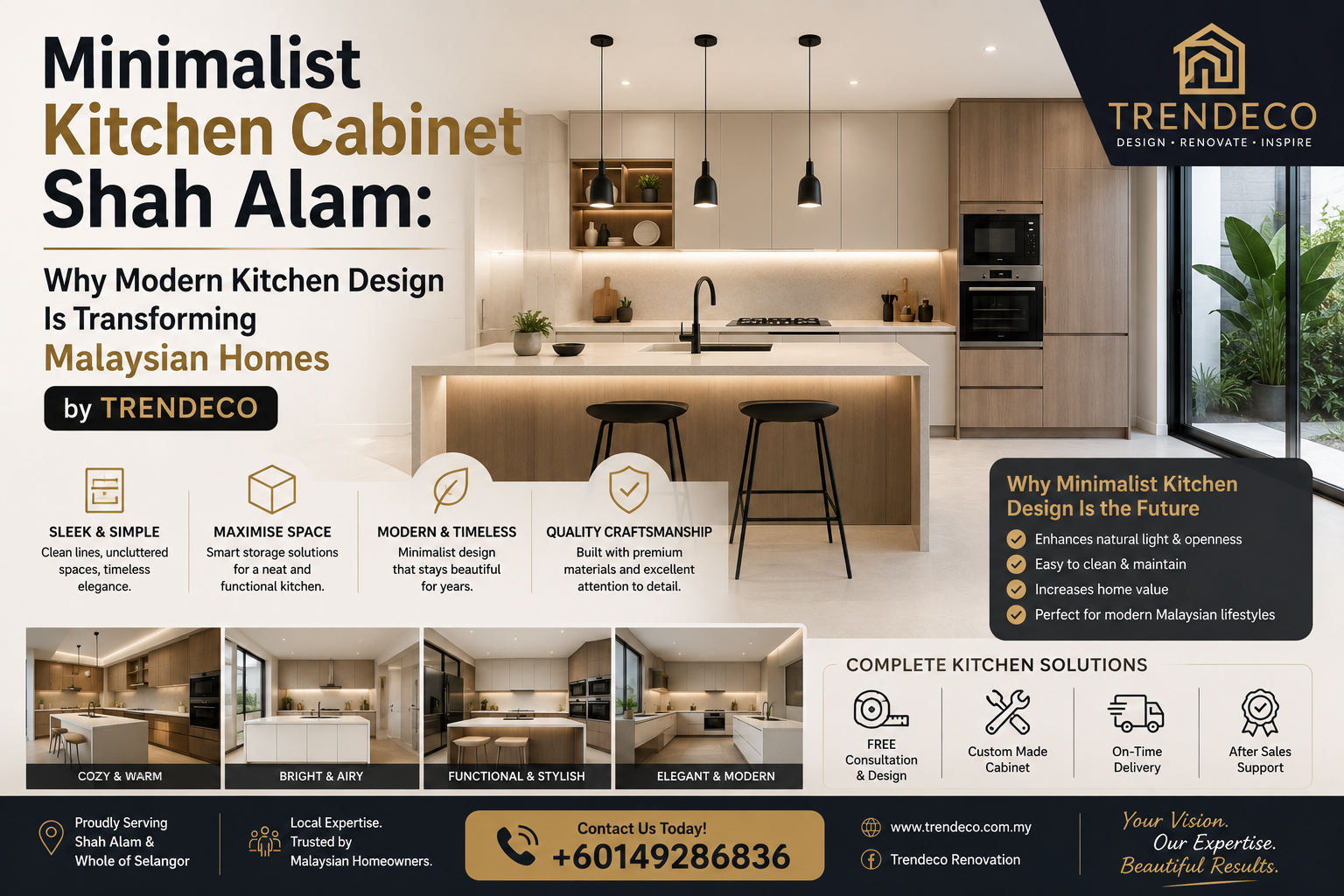 Minimalist Kitchen Cabinet Shah Alam Why Modern Kitchen Design Is Transforming Malaysian Homes